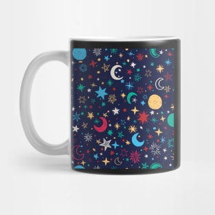 Colorful Moons and Stars | Urban Finery Mug